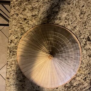 Woven Tan Decorative hat